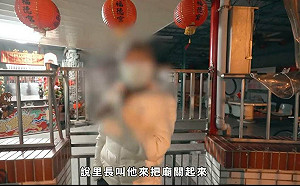 (影)「不是第一次被打壓」罷洪孟楷團體控：里長派人鎖門阻連署 遭便衣警監視