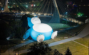 卡比獸躲強風！台灣燈會今晚7大作品停止展出