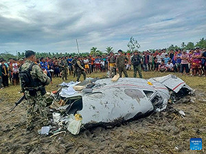 美軍租用偵察機菲南民答那峨墜毀 1現役軍人、3國防承包商罹難