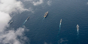 「太平洋斯特勒2025」8日菲律賓海軍演  戴高樂、卡爾文森、加賀等12艦百機齊聚