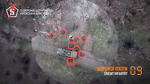 (影) 烏軍隻身攻進戰壕內以一敵六! 無人機、砲火隨後「洗禮」全殲俄軍