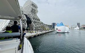 與「吉伊卡哇」海上相見歡  高雄海洋局推搭船合影抽好禮  