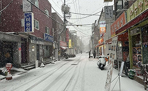 寒流加強風 首爾體感溫度降至零下18度