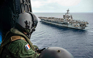 美、日、法三國航母齊聚菲律賓海 中俄海軍聯合軍演反制