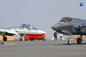 (影) 普丁急著想賣 Su-57! 印度航展開幕 俄媒印度分社全力詆毀 F-35