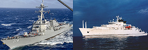 美驅逐艦、測量艦通過台海 專家:解放軍主動發訊傳送「政治信號」