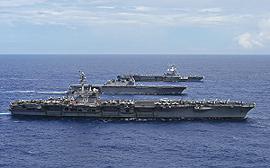 法美日「太平洋斯特勒2025」軍演 3航艦壯觀併航