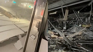 台中新光三越氣爆畫面威力驚人!電梯全毀 12樓爆炸點慘況曝光
