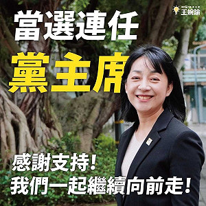王婉諭連任時代力量黨主席 允諾重建本土、第三勢力招牌