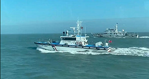 「0214金門事件」一年!4中國海警船來擾 海巡快速反應驅離