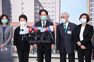 盧秀燕陪賴總統關懷氣爆傷者 中市府:中央地方合作提供關懷協助