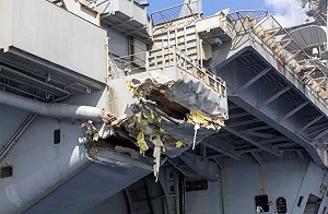 害杜魯門號航母被撞出大洞! 上校艦長「失去信心」被撤職