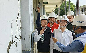 強震重創楠西國中重建要2億 政院比照0403地震給協助