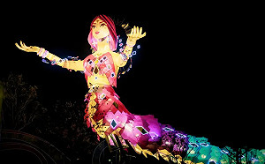 網路熱議中台灣燈會女媧　參觀人數破紀錄