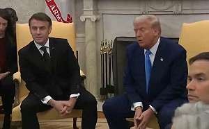 馬克宏當面反駁川普！白宮稱歐洲援烏錢有收回 他秒回事實並非如此