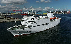 培養海事專才！近萬噸級教育部實習船交付 「御風」26日首航日本