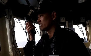 共軍兩棲艦編隊高屏外海無預警「射擊訓練」國軍公布監控驅離影片