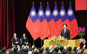 出席國安局局慶大會 賴清德:共諜案4年增4倍嚴防滲透