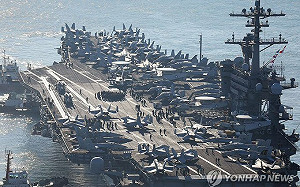 「川普2.0」第1次！美核動力航空母艦卡爾文森號訪問釜山