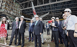 鄭文燦赴日本航空取經  盼促進國內發展