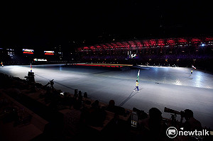 年改抗議干擾 世大運進場隊伍被攔腰折斷