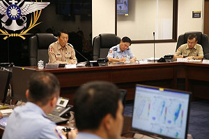 天鴿來襲 國軍災害應變中心二級開設