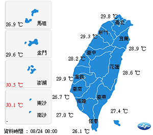 24日全台天氣不穩定  民眾出門記得攜帶雨具