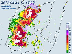 快訊》14:15中南部7縣市大雷雨警戒