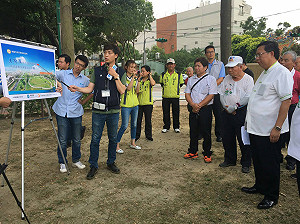 龍潭運動公園礫間水質淨化 改善水質提升換水率