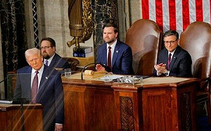 (影) 川普國會演講主軸! 第二任期首次國會演說 將自己比肩華盛頓