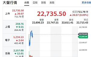 台股開盤》川普混亂關稅 美股大跌 台股指數 電子黑翻紅 