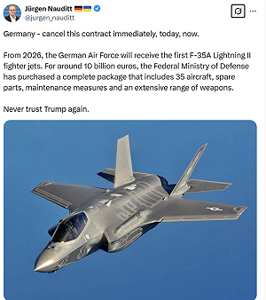 不爽川普!德人籲取消價值3556億F-35合約 以色列F-35「這點」獨步全球.....