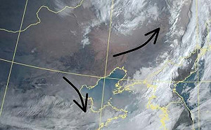 中國揚起沙塵暴！鄭明典曬圖指2原因：對台灣影響極低