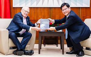 林佳龍接見「傳統基金會」佛訥   盼台美智庫交流開啟二軌外交   