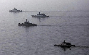 俄中伊3國15艦阿曼灣海上軍演 俄羅斯另派2艦展「遠程投射」能力