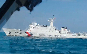 第61次騷擾金門！海巡署調動4巡防艇前推至限制水域線1對1應對驅離