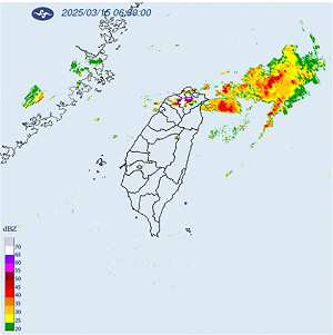 快訊》大雷雨炸北.北.桃持續至7時30分 慎防強風.冰雹.淹水