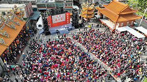 民進黨「人民是頭家」政策宣講第二站桃園中壢 林右昌轟藍刪國防預算