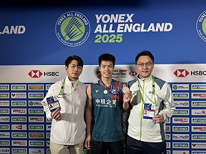 全英羽球賽李佳豪鍍銀 球王盛讚:應該是我要輸