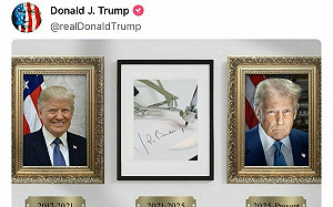 川普轟拜登「自動簽名治國」：真正的總統是掌控自動簽名機的人！