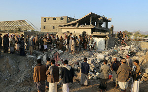 報復胡塞攻擊紅海船隻 美軍空襲釀53死98傷  11架無人機被擊落