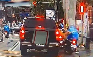 曾遭家貓狠咬「四點噴血」！網紅評比特犬事件：誤將等紅燈騎士視為「危險份子」