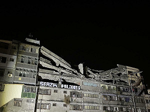 台中清水區大樓凌晨驚傳塌陷 緊急撤離13戶34人