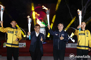 2025全中運引燃聖火  黃偉哲祝福選手一炮而紅