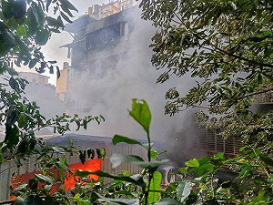 基隆暖暖鐵皮屋延燒 4間受損幸無人受傷