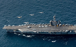 卡爾文森號航艦結束亞洲部署前進葉門 雙航艦打擊胡塞