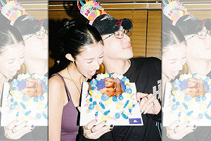 ØZI甜蜜放閃 28歲生日辣模女友Jane陪伴身旁