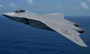 美海軍公佈六代機F-45? 「雄貓II」蘭姆達翼型、單座雙引擎隱形戰機受矚目