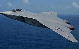 美海軍公佈六代機F-45? 「雄貓II」蘭姆達翼型、單座雙引擎隱形戰機受矚目