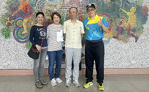 代父完成返校願望  高市鼓山國小獲日籍校友之子送來兒童節禮物  